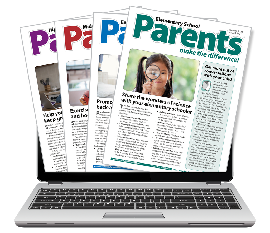 Parents Make the Difference! Newsletters