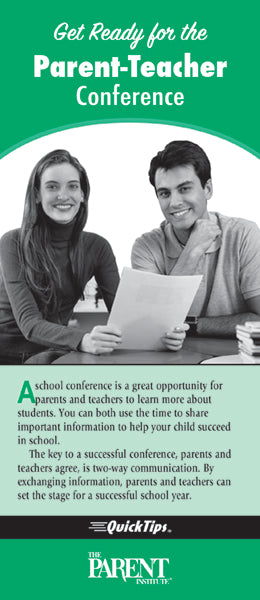 Get Ready for the Parent-Teacher Conference QuickTips Brochure