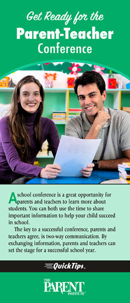 Get Ready for the Parent-Teacher Conference QuickTips Brochure