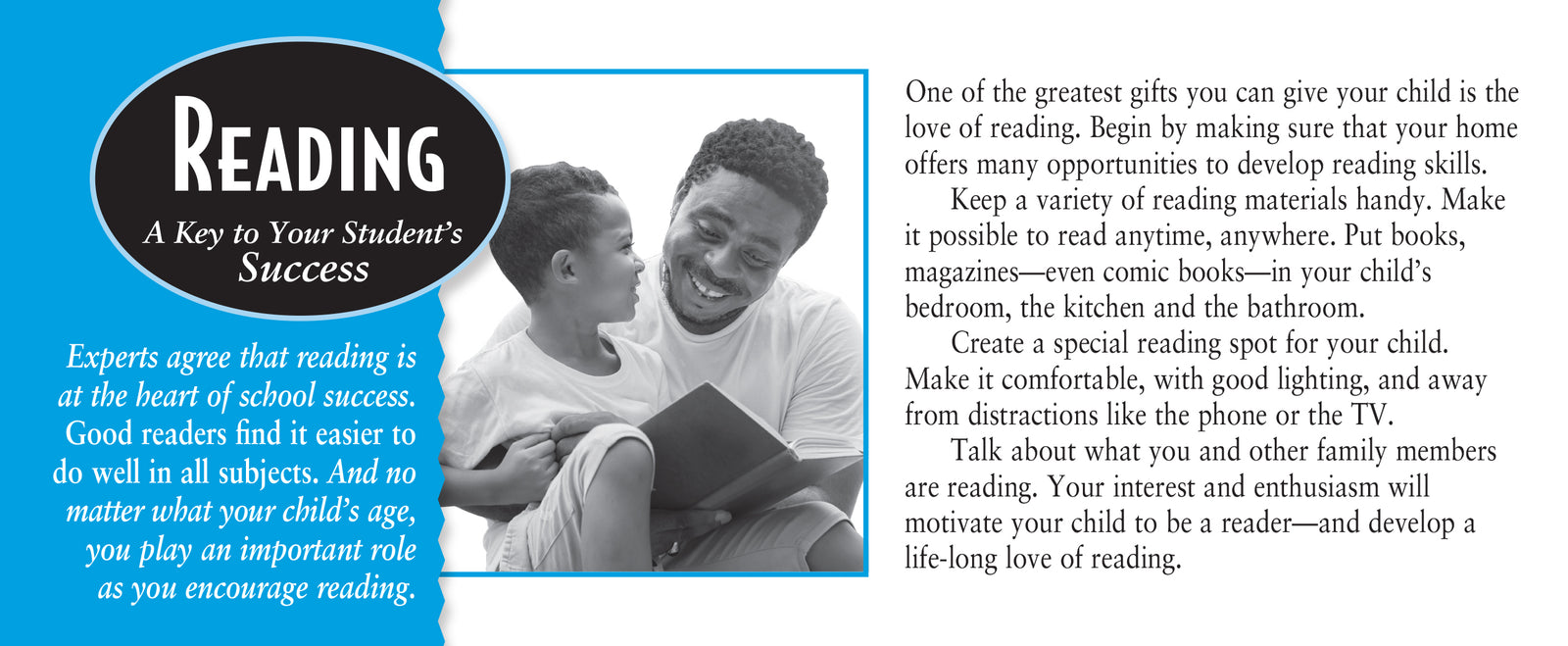 Reading: A Key to Your Student's Success