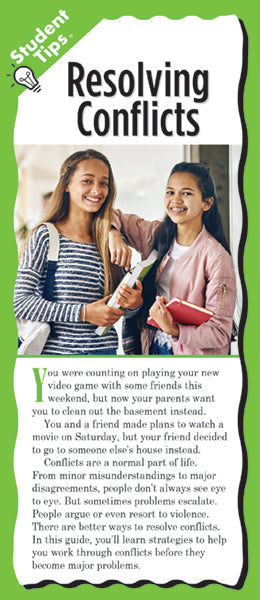 Resolving Conflicts Student Tips Brochure