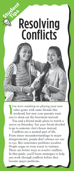 Resolving Conflicts Student Tips Brochure