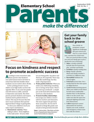 Parents make the difference elementary school newsletter