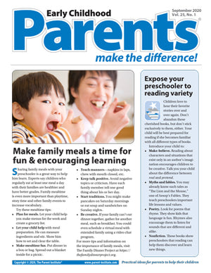 Parents make the difference early childhood newsletter